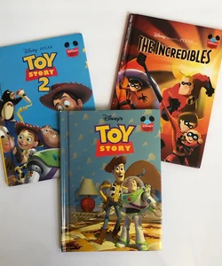 Toy Story, Toy Story 2, The Incredibles bundle