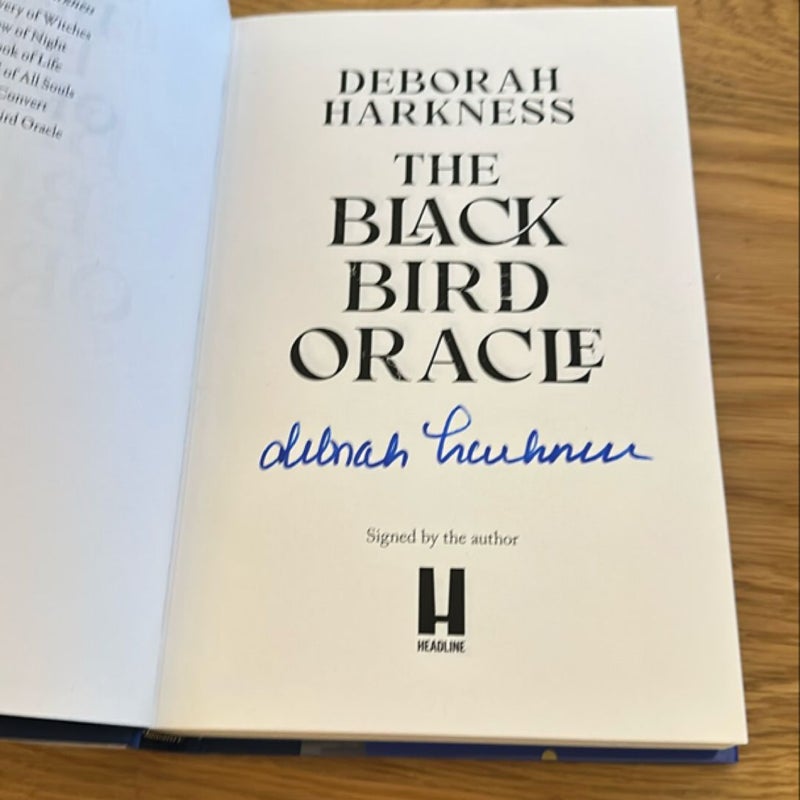 The Black Bird Oracle GOLDBORO SIGNED