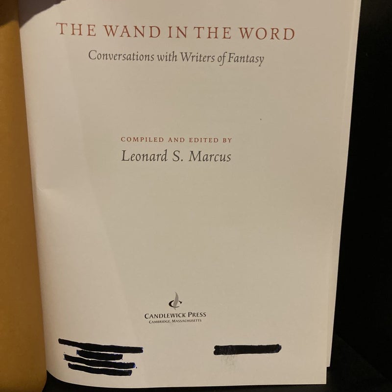 The Wand in the Word
