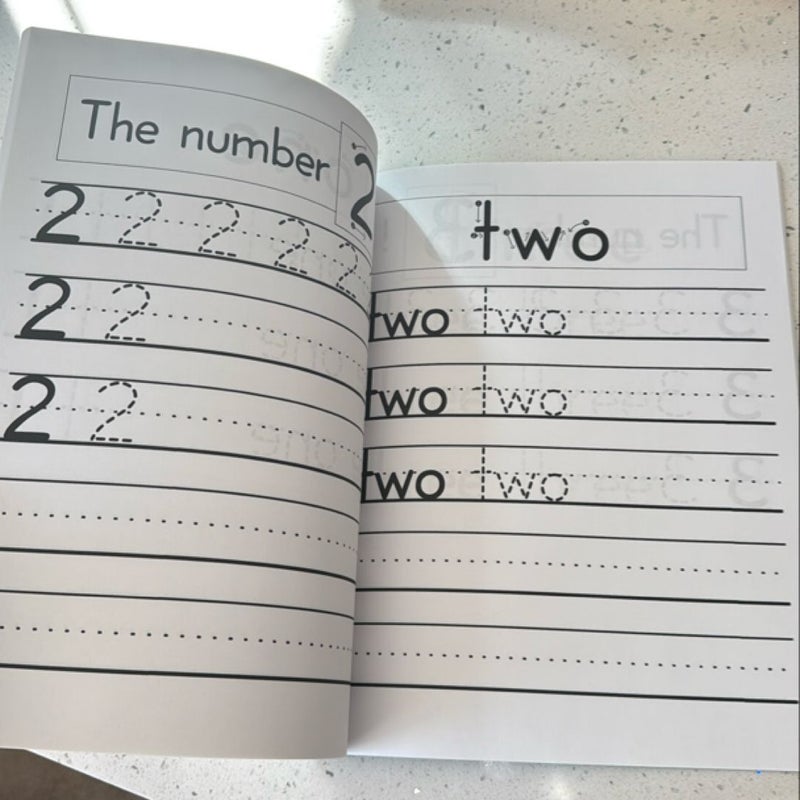 Number Tracing Book for Preschoolers and Kids Ages 3-5