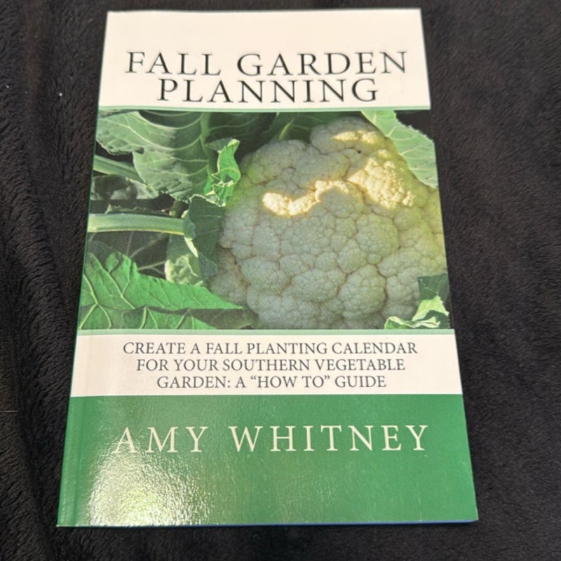 Fall Garden Planning