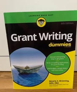 Grant Writing for Dummies