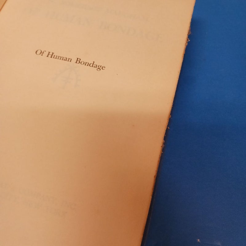W.Somerset Maugham Of Human Bondage