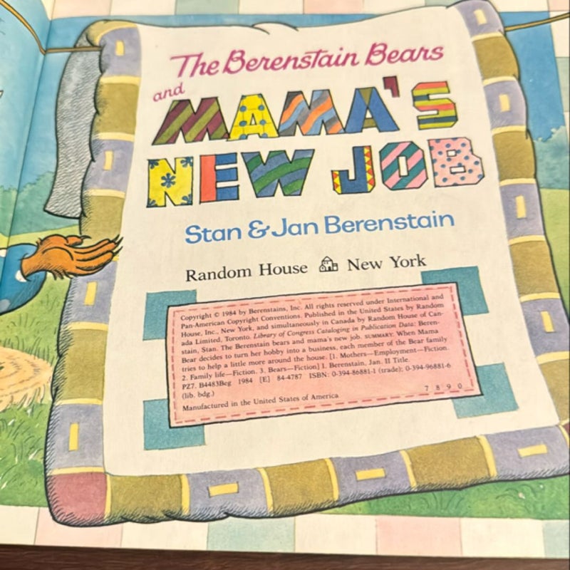 The Berenstain Bears and Mama's New Job