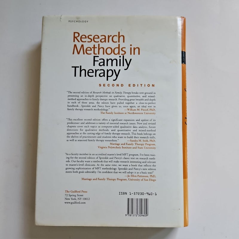 Research Methods in Family Therapy