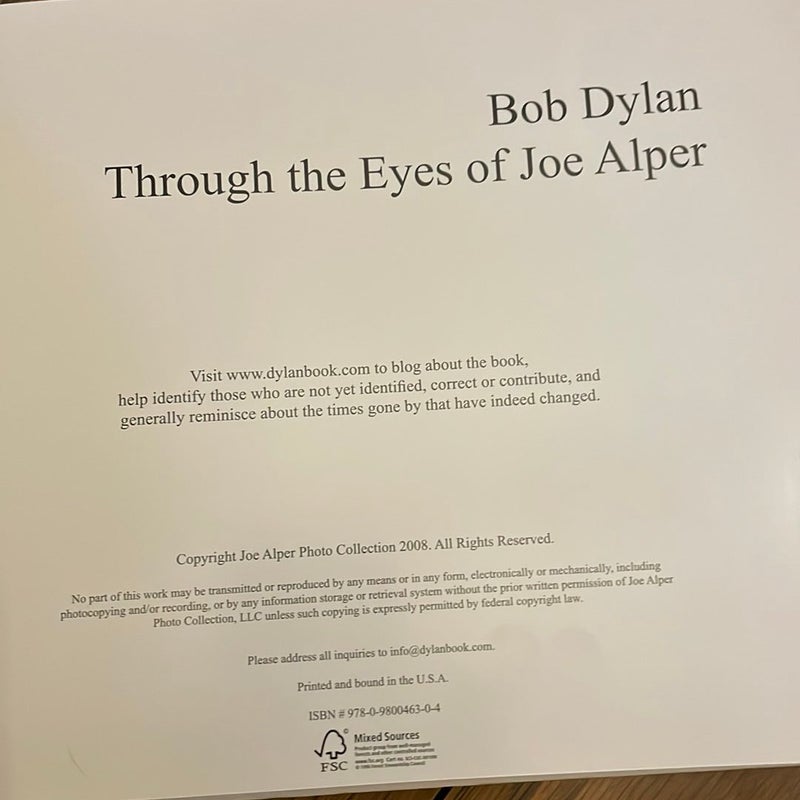 Bob Dylan Through the Eyes of Joe Alper