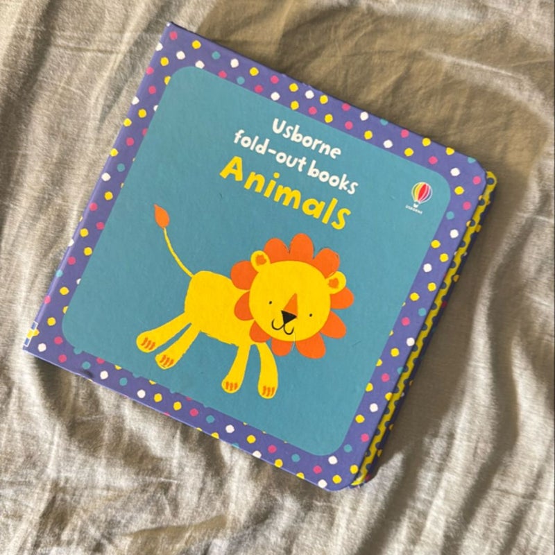 Fold-Out Animals Book