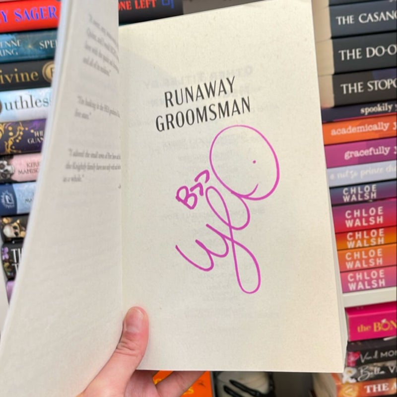 Runaway Groomsman SIGNED