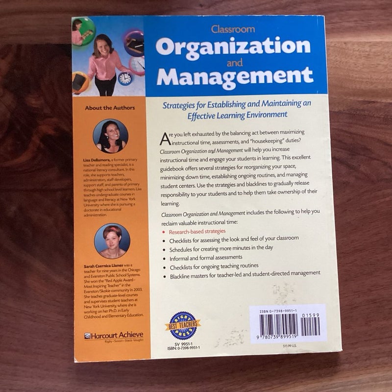 Classroom Organization and Management