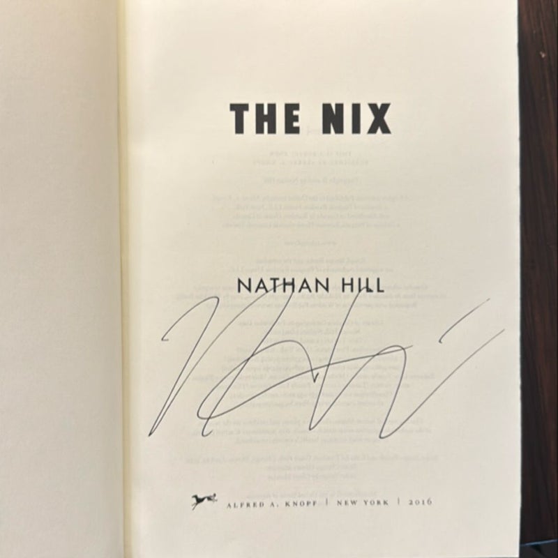 The Nix - signed 1e