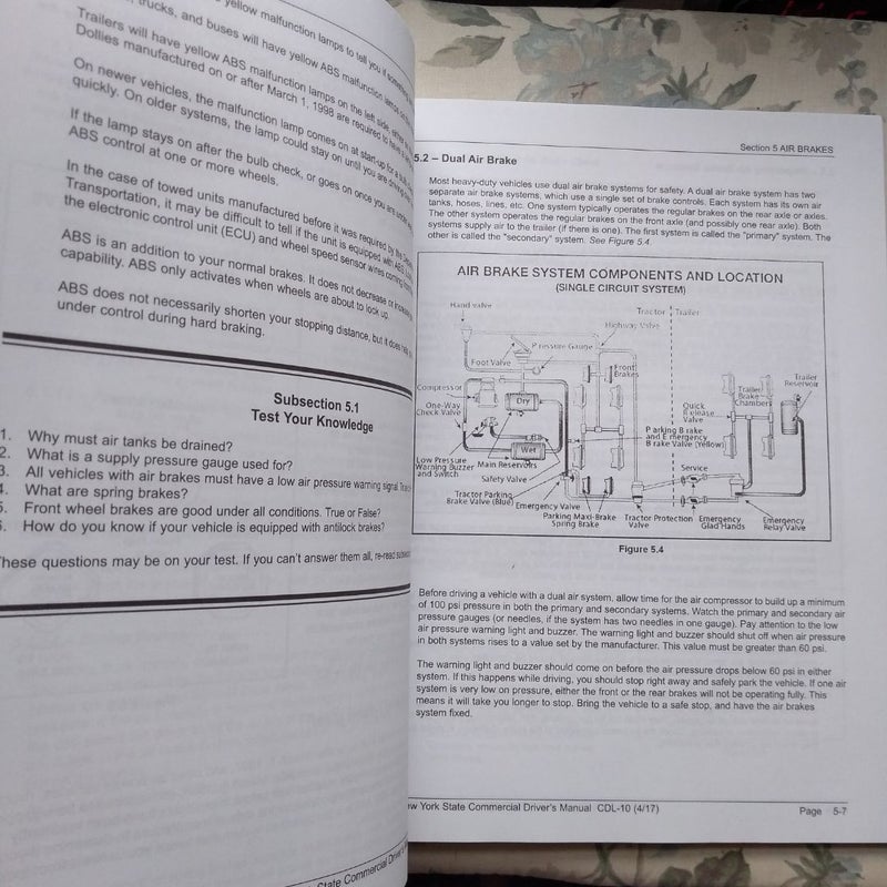 New York State Commercial Driver's Manual