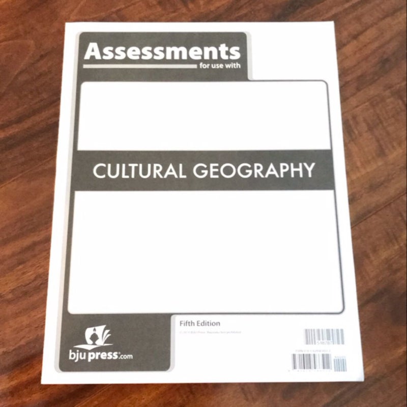 Assessments to use with Cultural Geography 