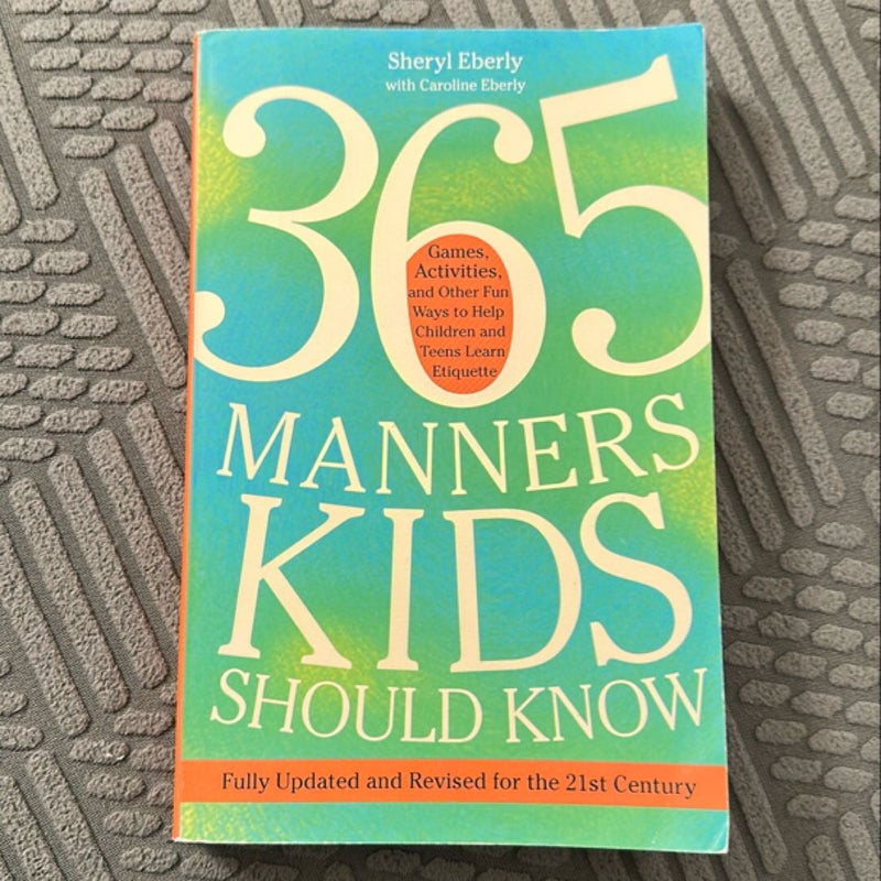 365 Manners Kids Should Know