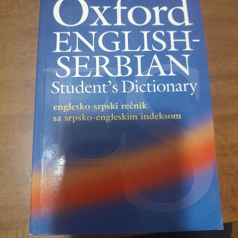 Oxford English-Serbian student's dictionary 