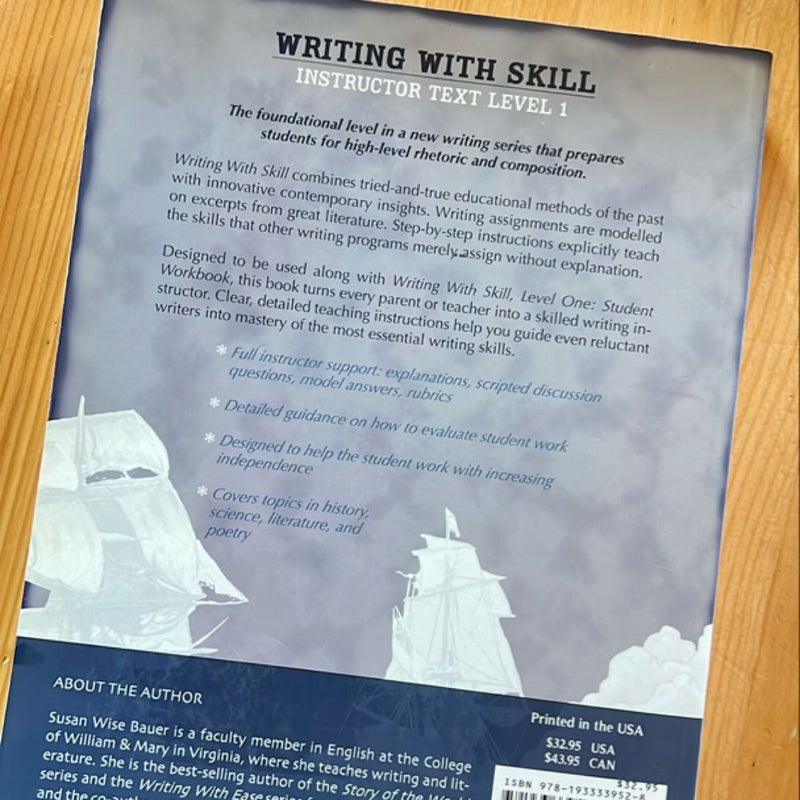 The Complete Writer: Writing with Skill - Instructor Text, Level 1