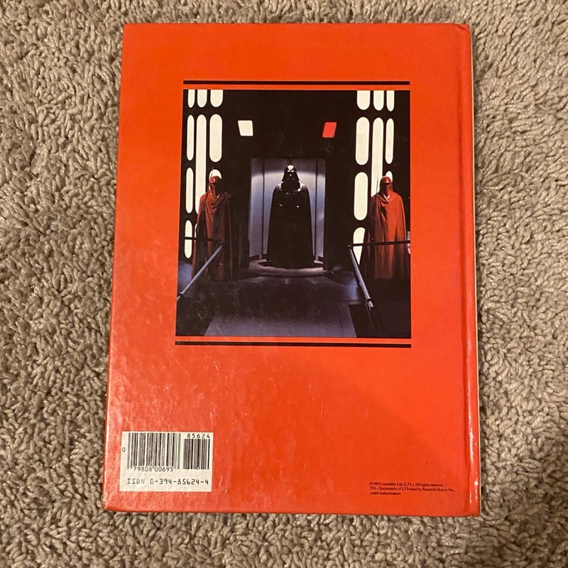 Return of the Jedi the story book based on the movie 