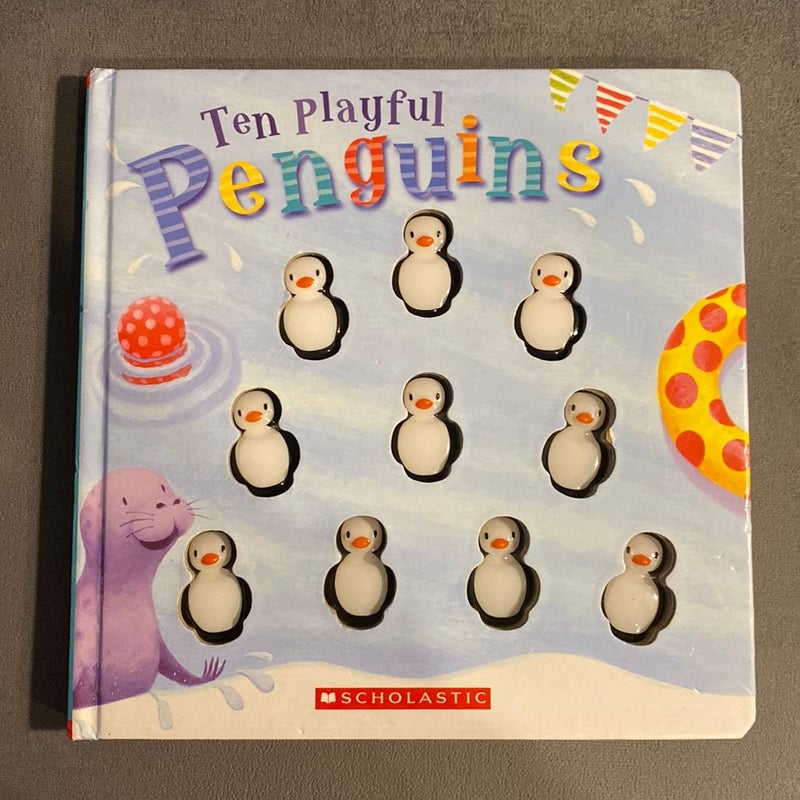 Ten Playful Penguins