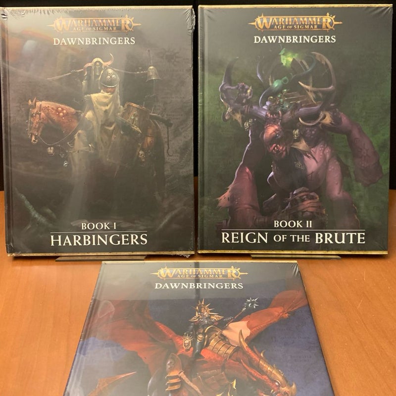 Warhammer Age of Sigmar: Dawnbringers 1, 2, 3: Harbingers, Reign of the Brute, The Long Hunt