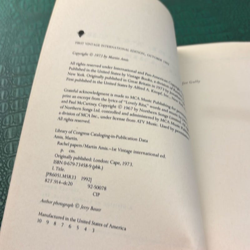 The Rachel Papers