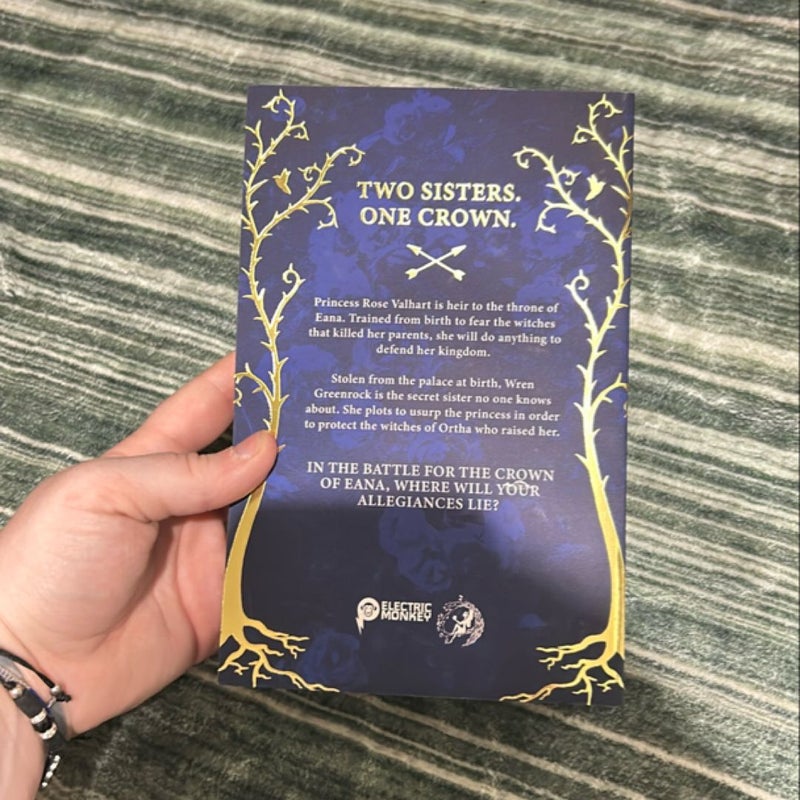 Fairyloot signed Twin Crowns