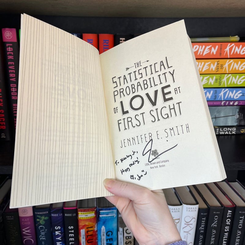 The Statistical Probability of Love at First Sight (Signed)