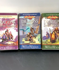 DragonLance Chronicles Books 1-3: Dragons of Autumn Twilight, Dragons of Winter Night, Dragons of Spring Dawning
