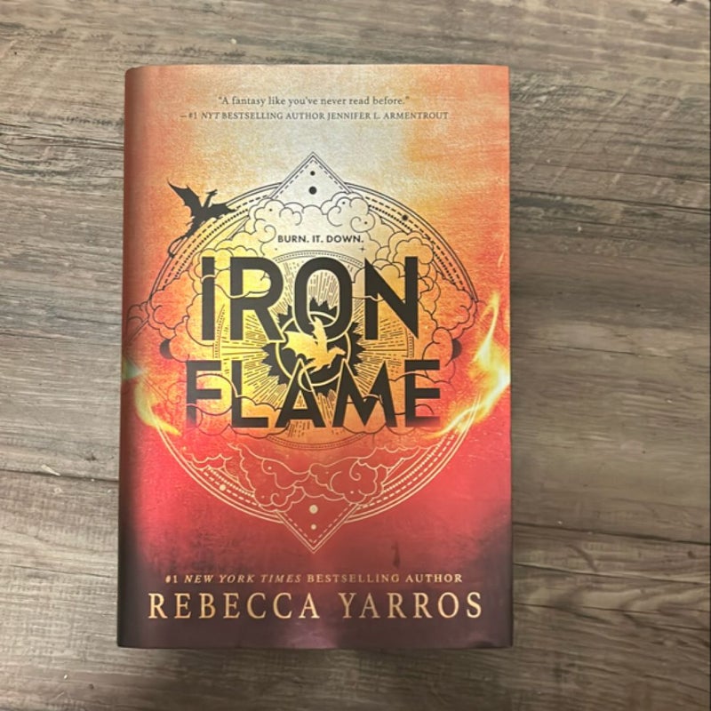 Iron Flame First Edition Sprayed Edges