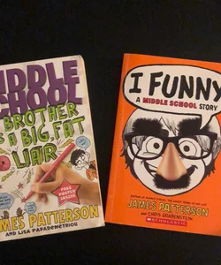 2 Books including I Funny / a middle school story