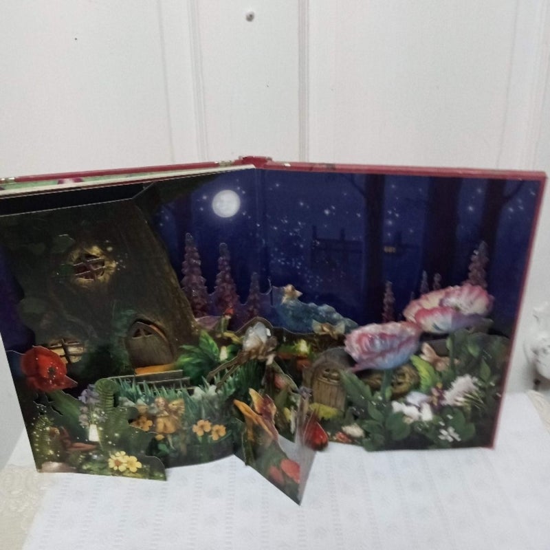 4 Fairies Fairytale Childrens Books with Pop-ups & Sound (1) Pull Outs Cards 