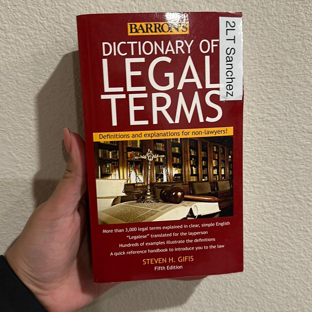 Dictionary of Legal Terms