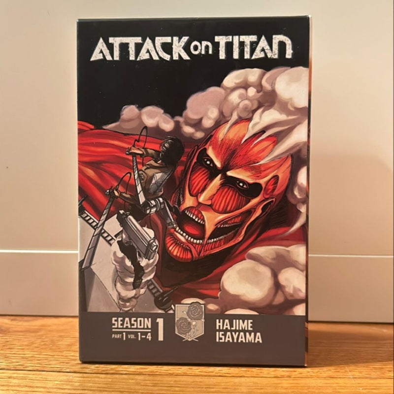 Attack on Titan Season 1 Part 1 Manga Box Set