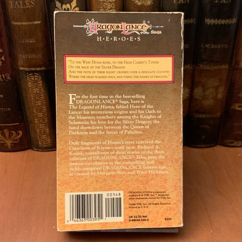 DragonLance: The Legend of Huma, Heroes 1, First Edition First Printing