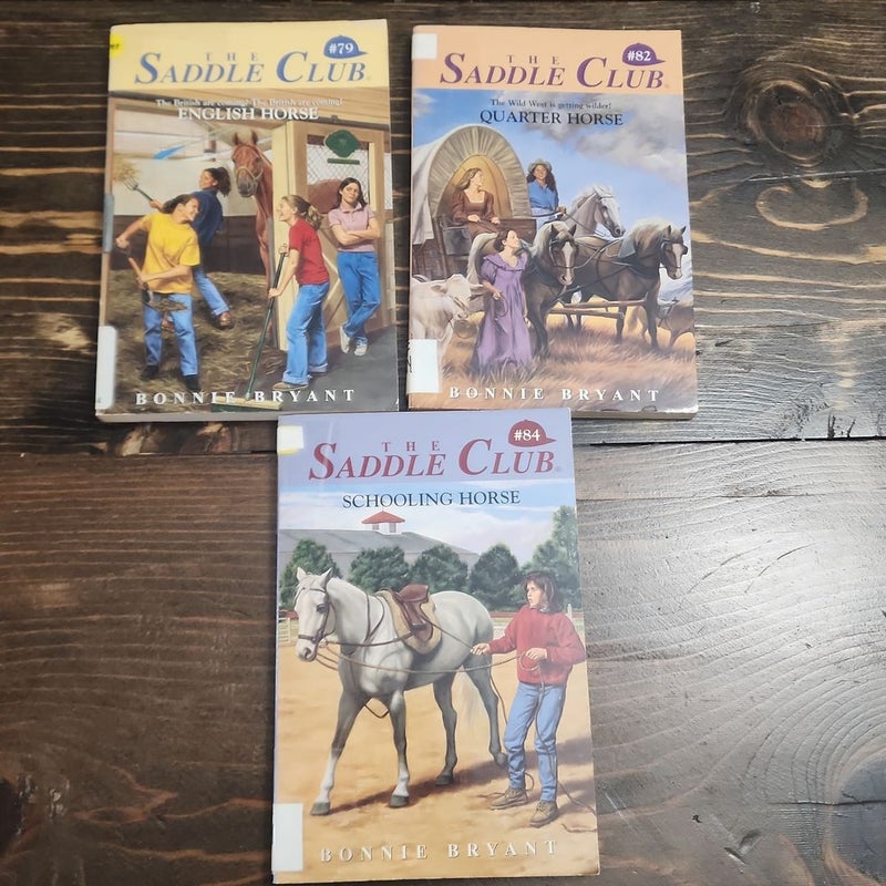 The Saddle Club Books set of 7
