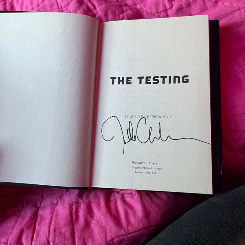 The Testing- SIGNED COPY