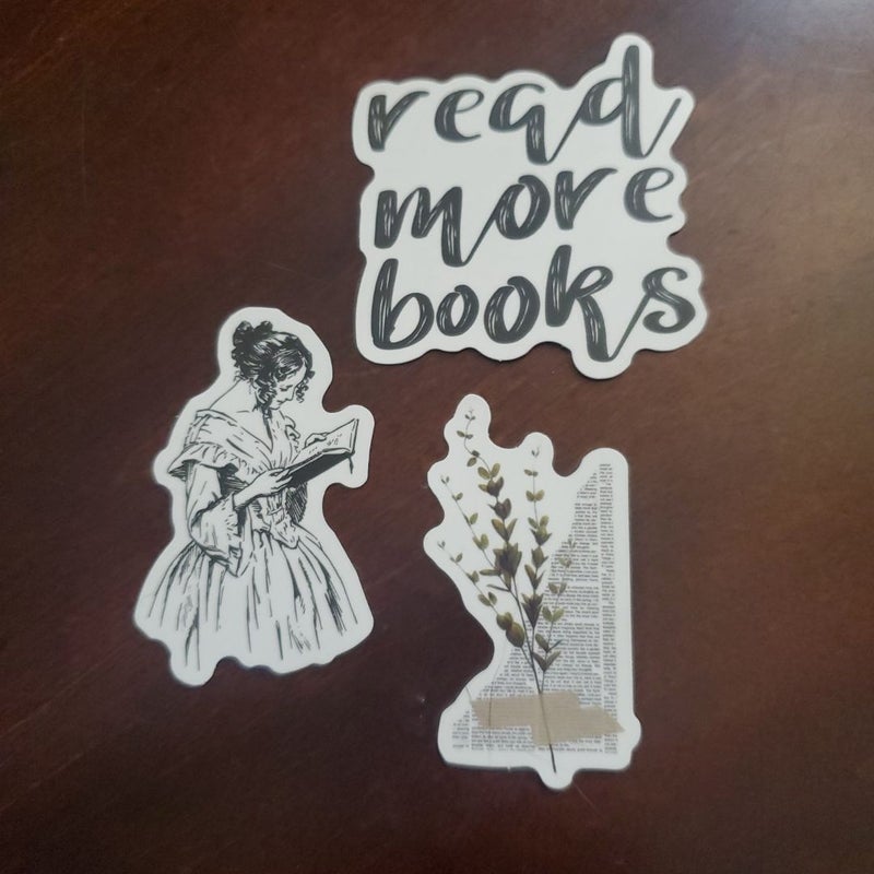 Bookish stickers 