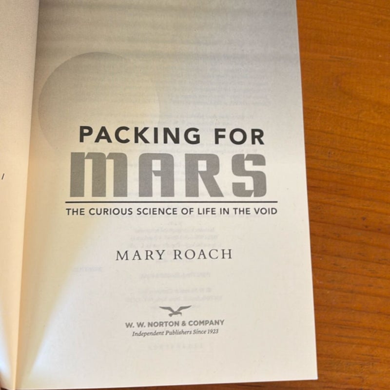 Packing for Mars