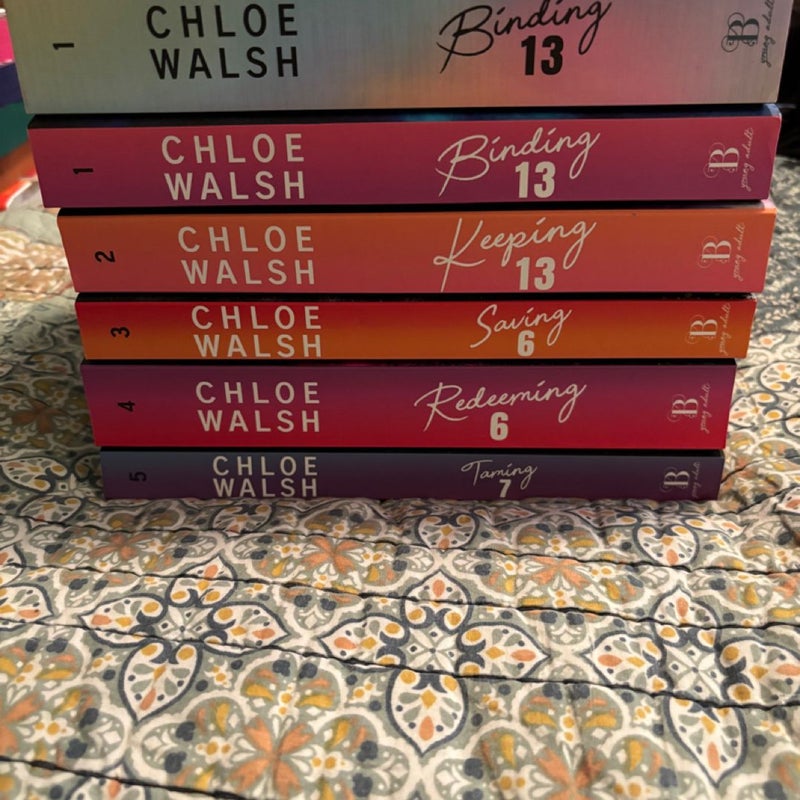 The Boys of Tommen series 1-5 with colored spines
