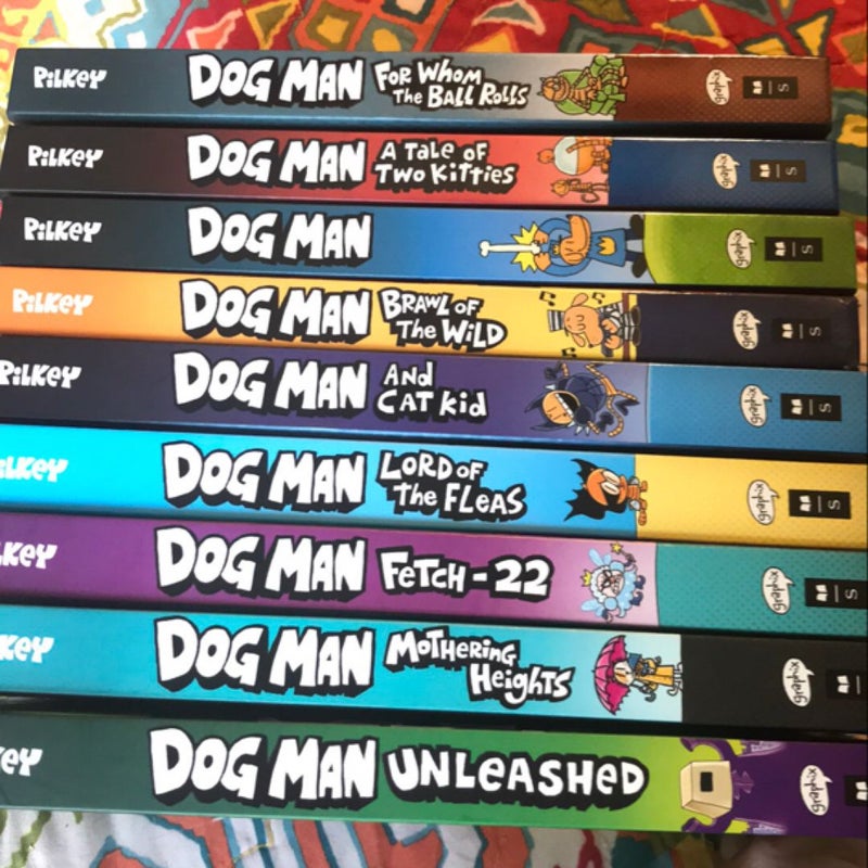 Dog Man 9 book bundle