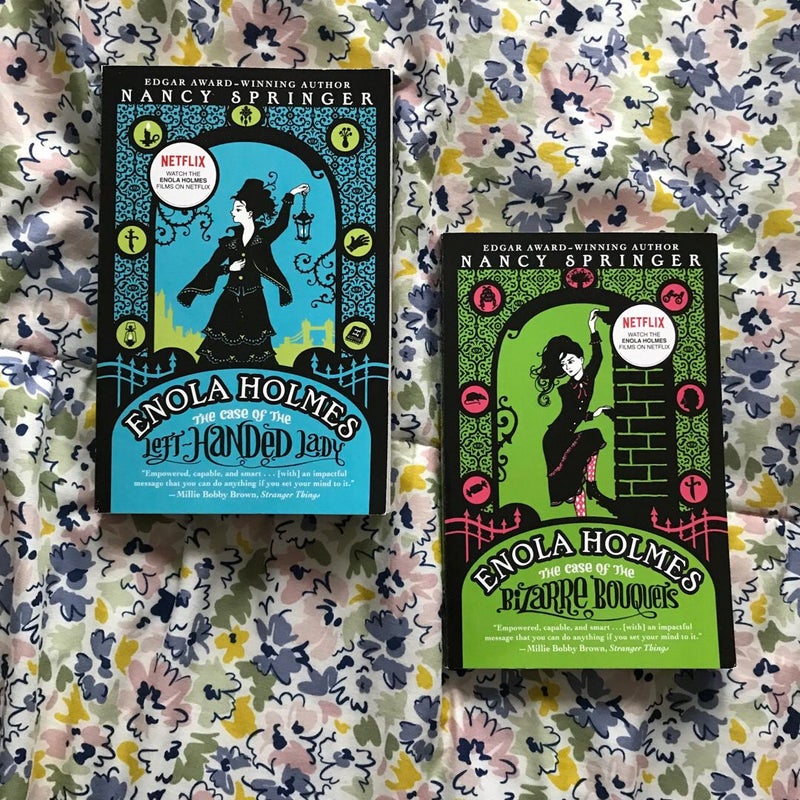 Enola Holmes 2-Book Collection (The Case of the Left-Handed Lady & The Case of the Bizarre Bouquets)