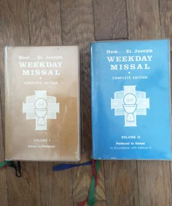 New St Joseph Weekday Missal Volumes I & II