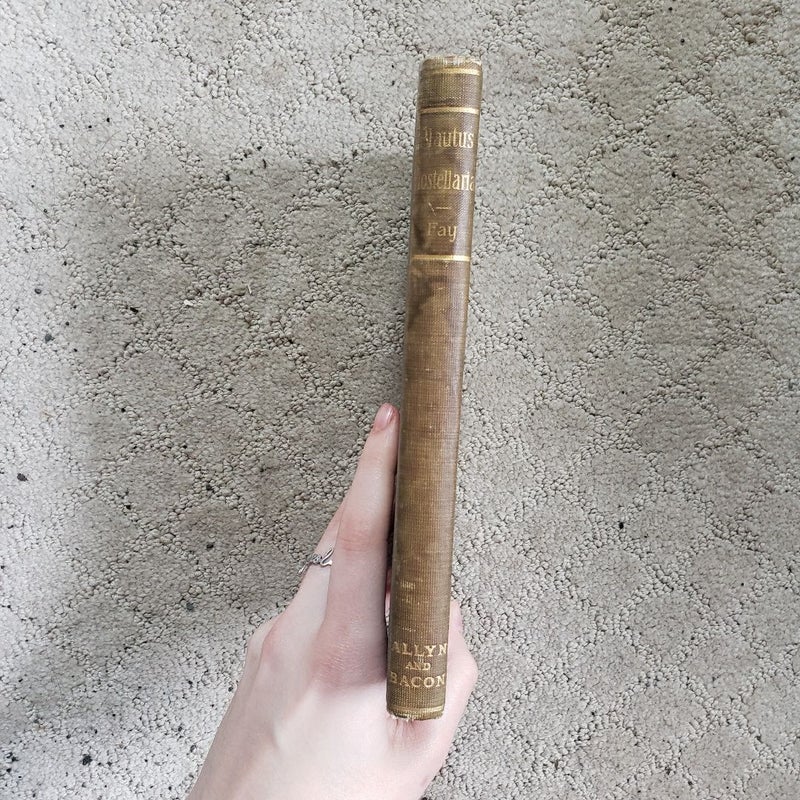 The Mostellaria of Plautus (College Latin Series Edition, 1902)