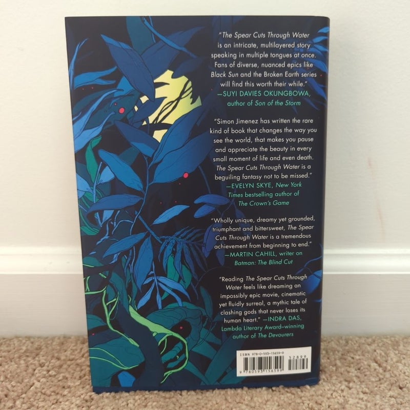 The Spear Cuts Through Water First Edition Hardcover 