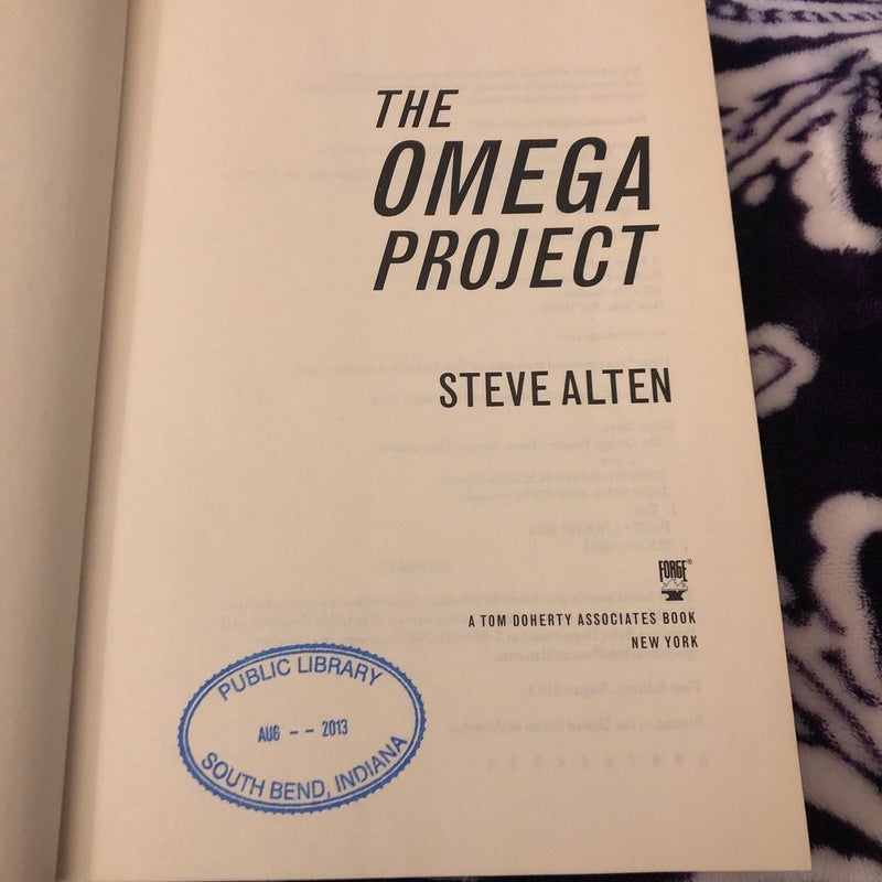 The Omega Project by Steve Alten, Hardcover
