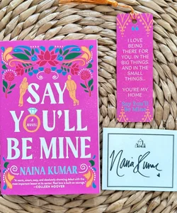 Say You'll Be Mine - signed bookplate