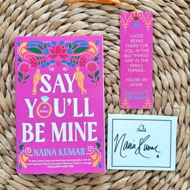 Say You'll Be Mine - signed bookplate