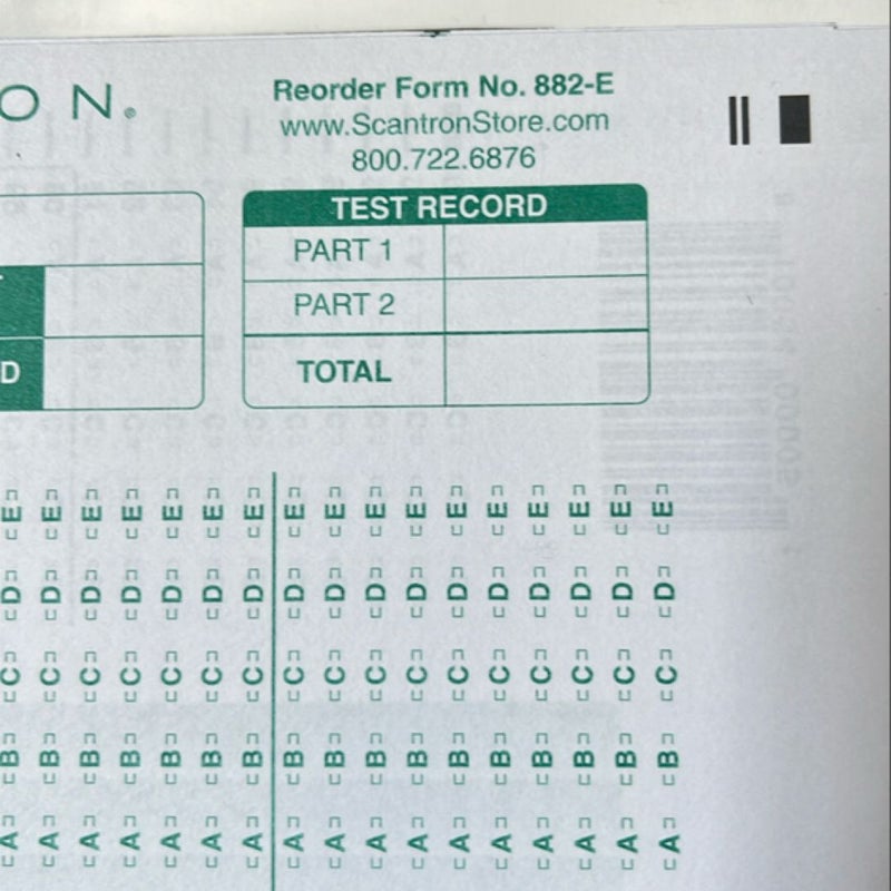 882-E Scantron