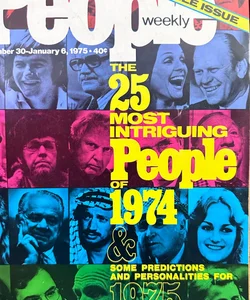 People Weekly Magazine January 5 1975 People of '74 John Glenn Gerald Ford
