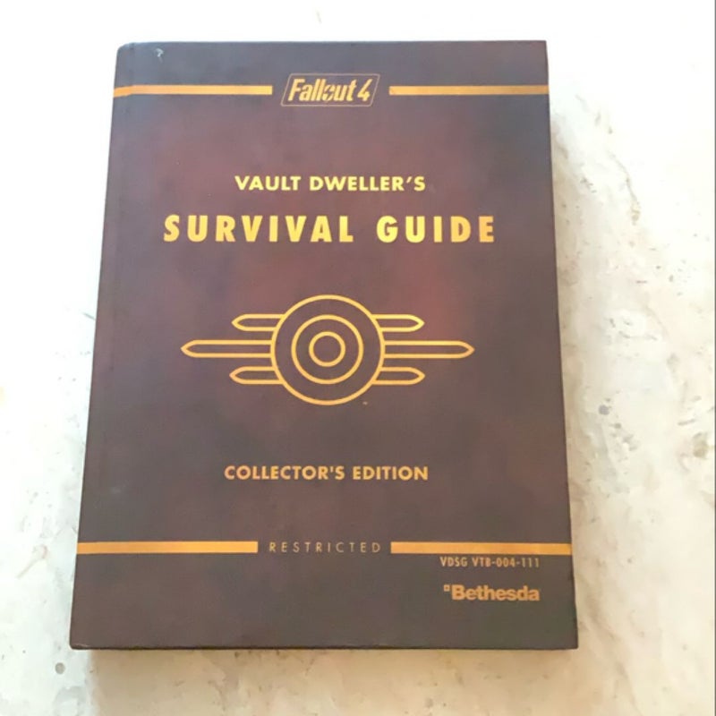 Fallout 4 Vault Dweller's Survival Guide Collector's Edition