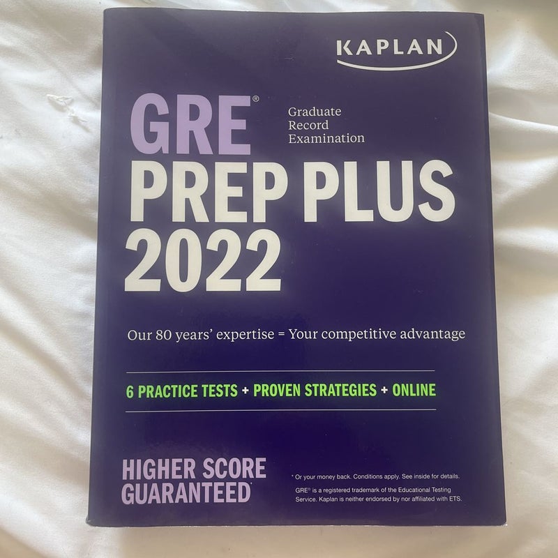GRE Prep Plus 2022
