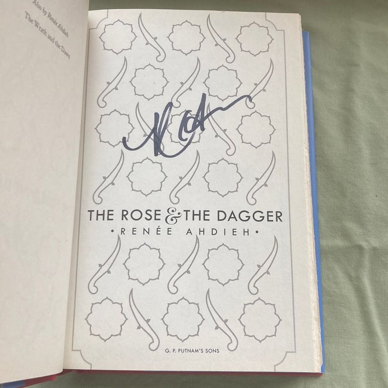The Rose and the Dagger- Autographed Hardcover